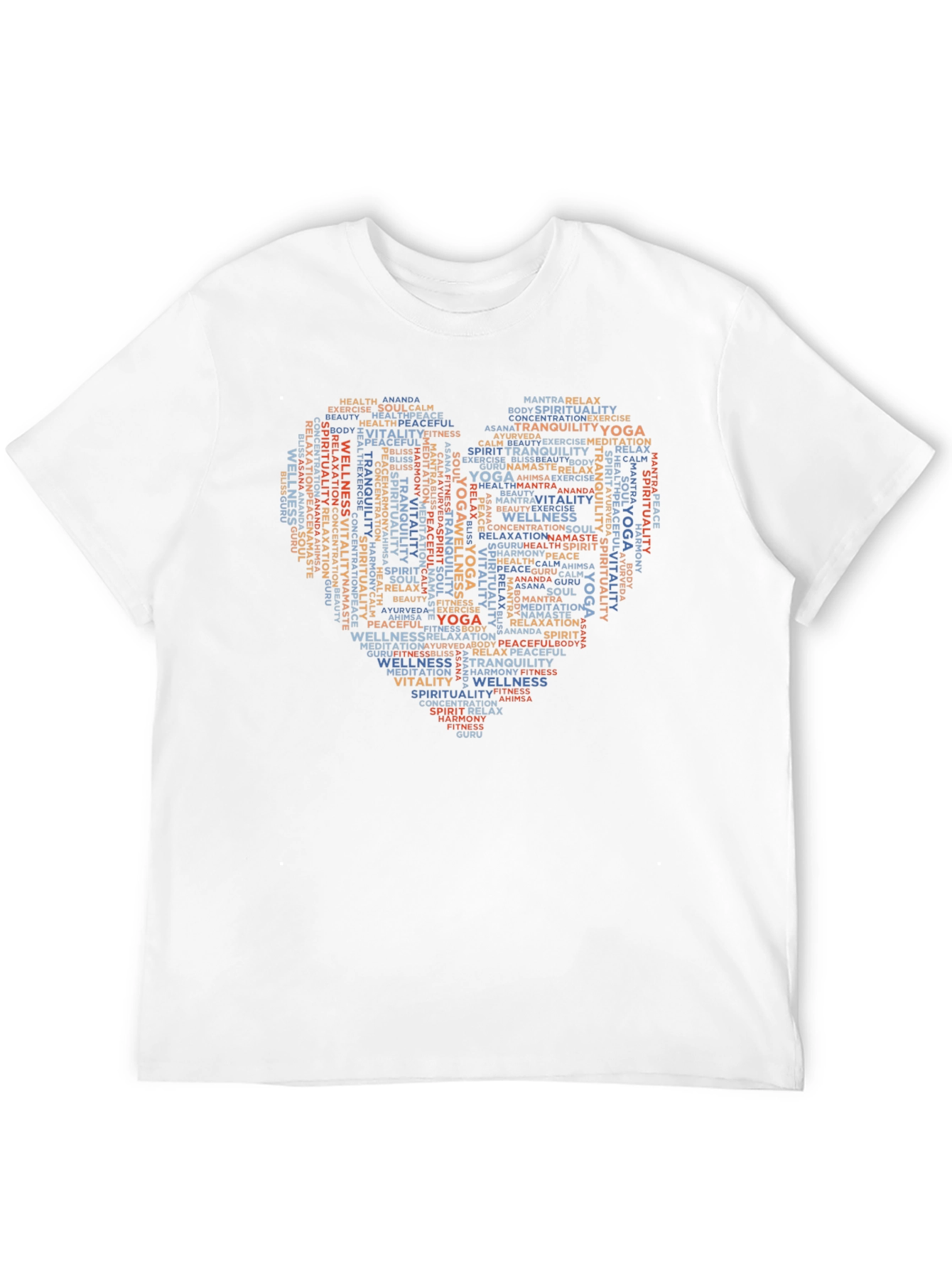 Yoga Heart T-Shirt - Wellness & Spirituality Design