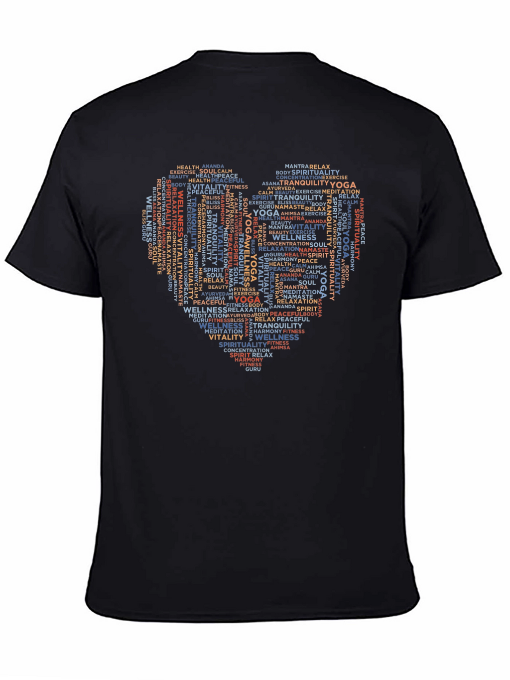 Yoga Heart T-Shirt - Wellness & Spirituality Design