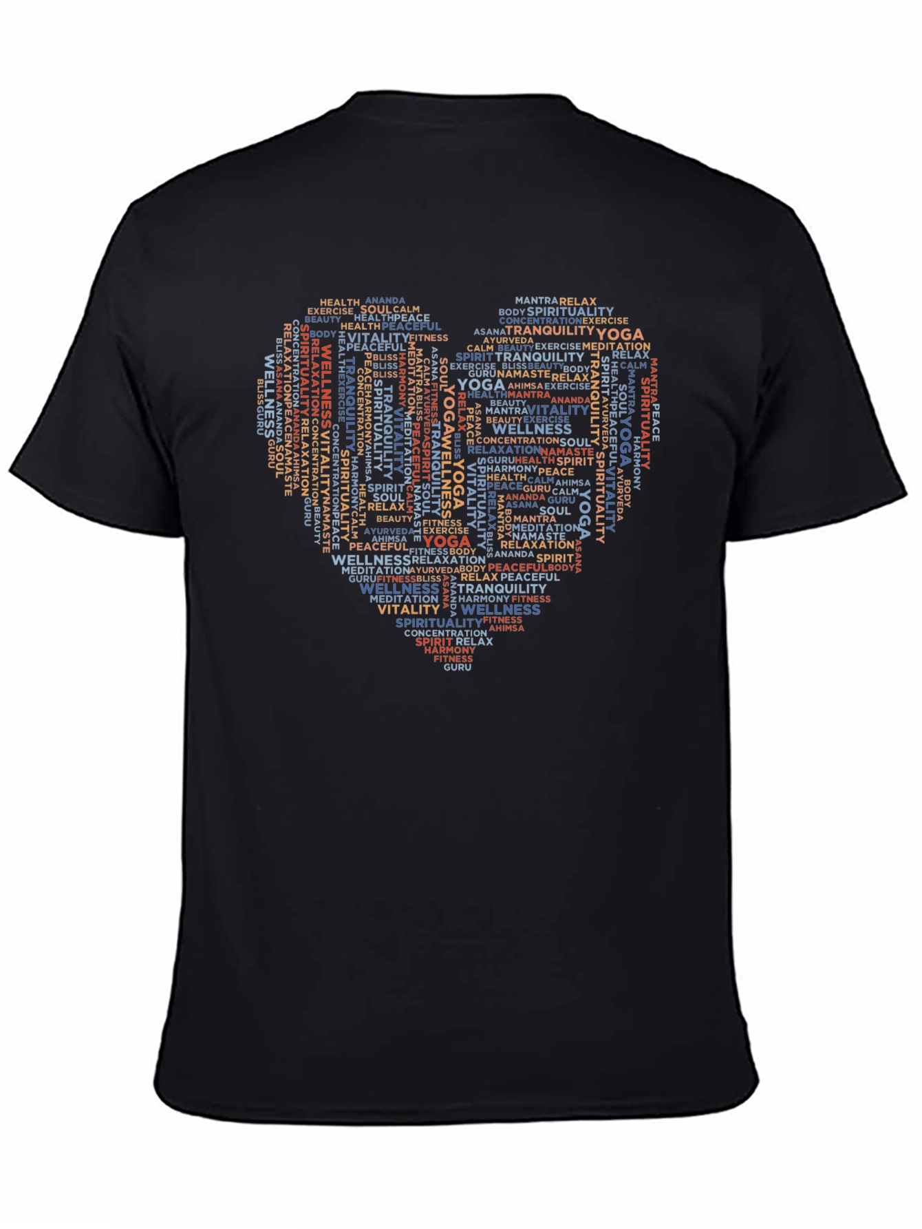Yoga Heart T-Shirt - Wellness & Spirituality Design