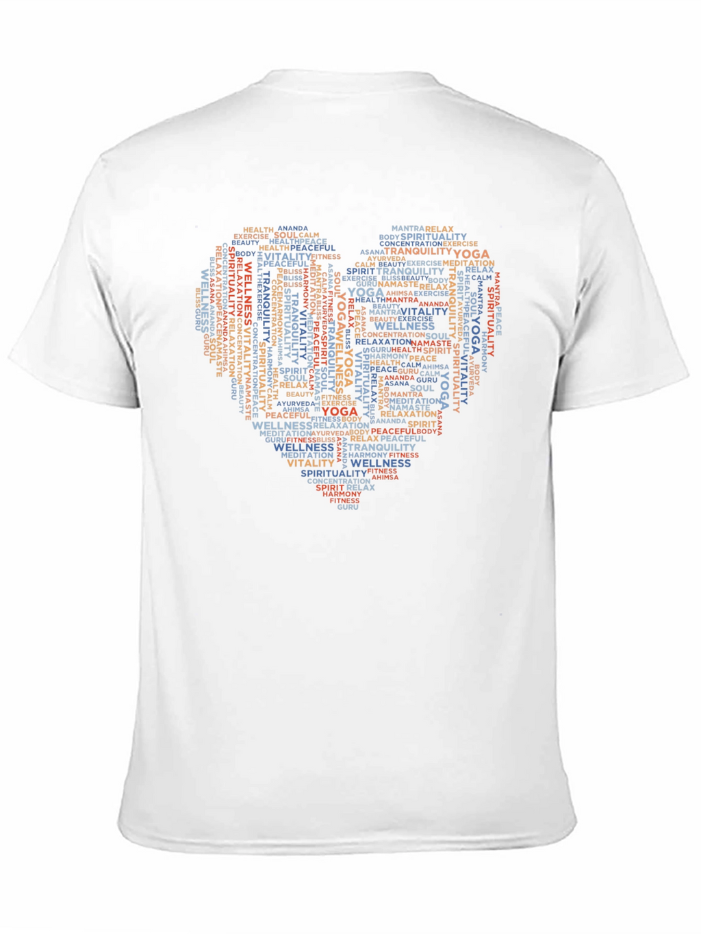 Yoga Heart T-Shirt - Wellness & Spirituality Design