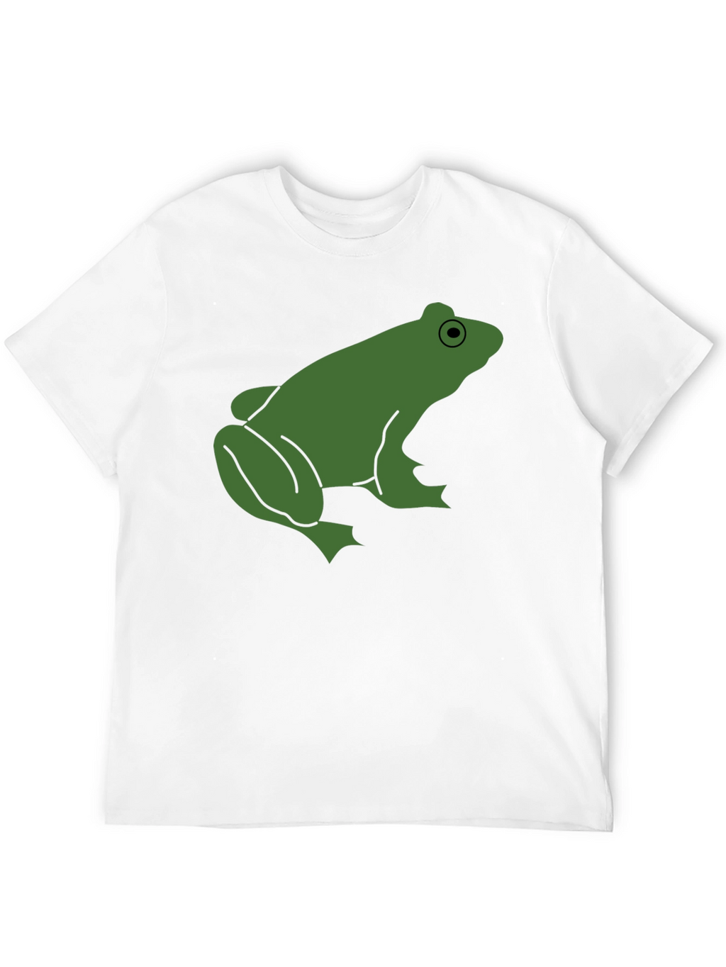 Frog Graphic Tee - Black Cotton T-Shirt