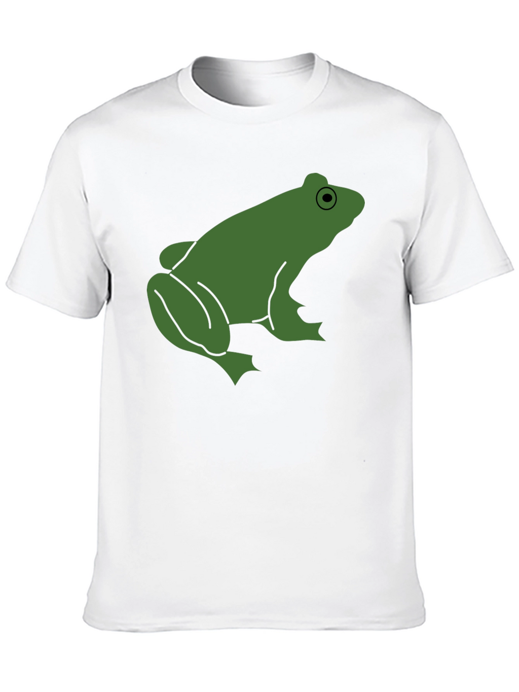 Frog Graphic Tee - Black Cotton T-Shirt