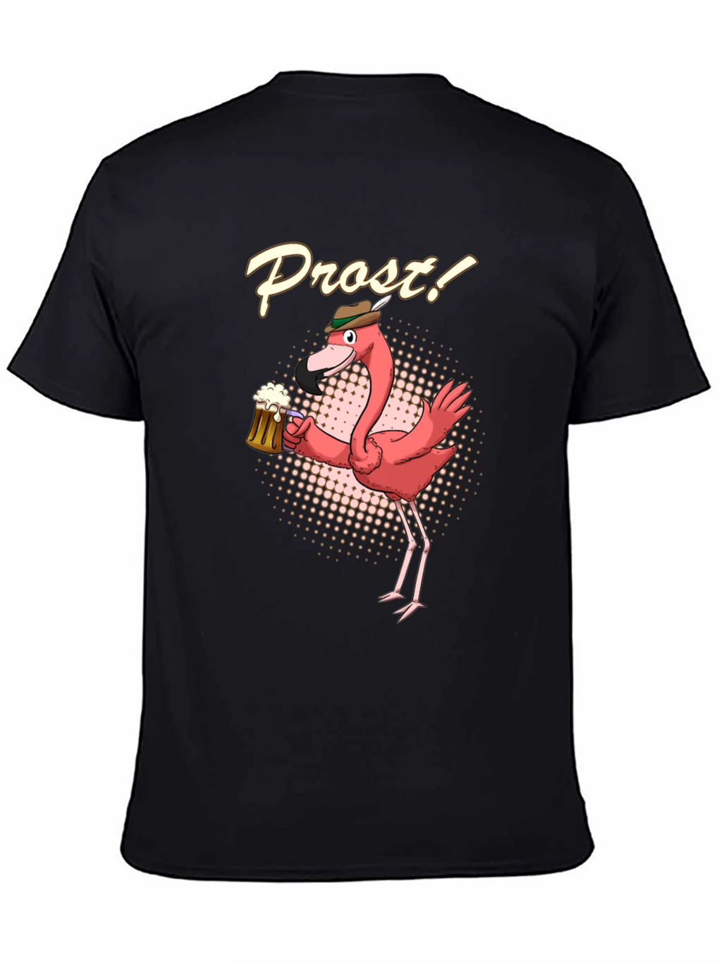 Funny Flamingo Prost Beer T-Shirt