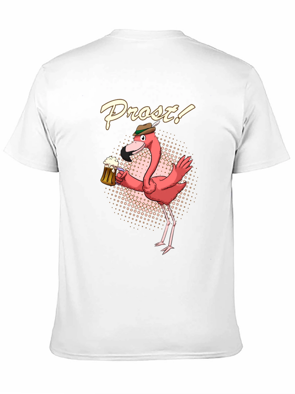 Funny Flamingo Prost Beer T-Shirt