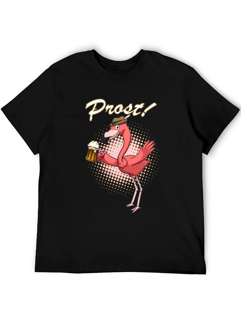 Funny Flamingo Prost Beer T-Shirt
