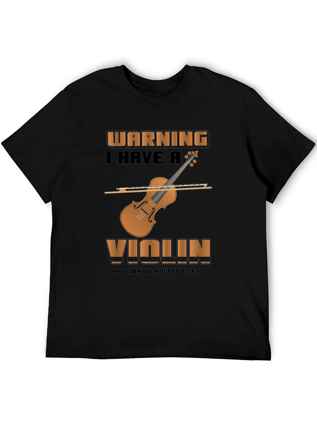 Warning Violin T-Shirt