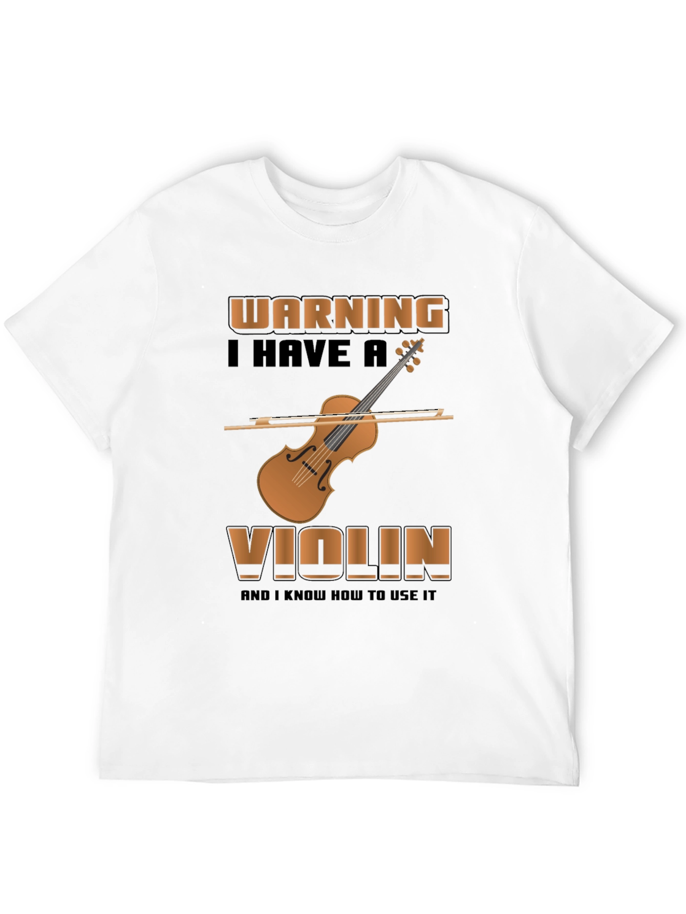 Warning Violin T-Shirt