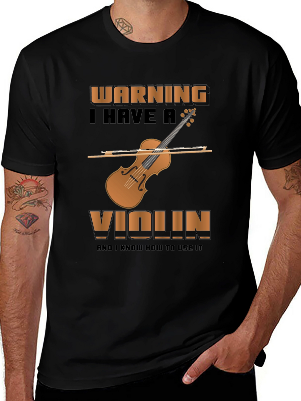 Warning Violin T-Shirt