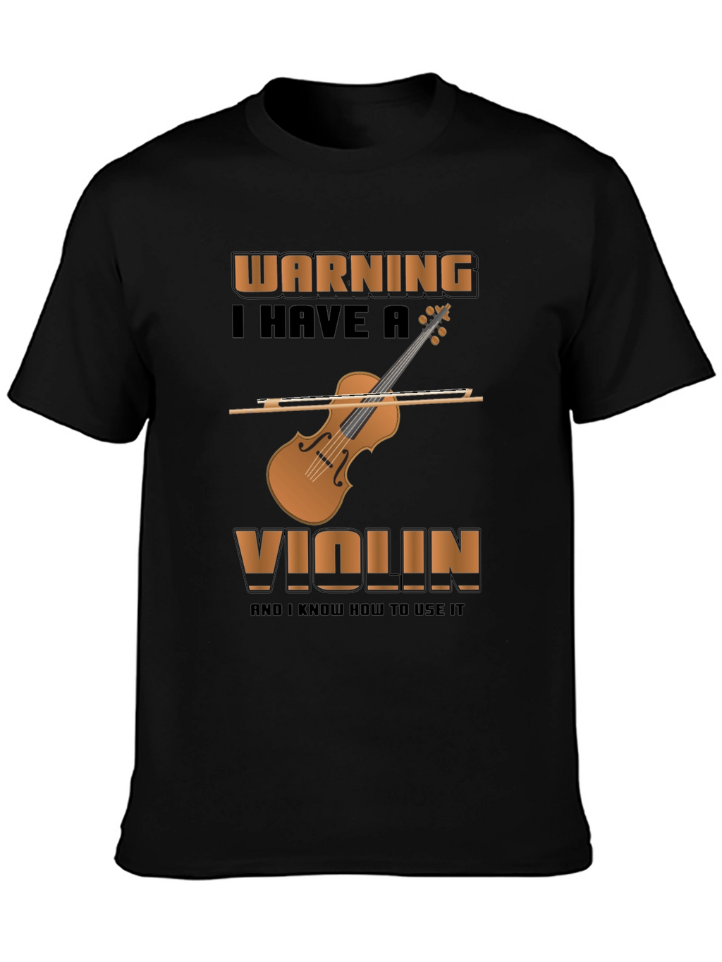 Warning Violin T-Shirt