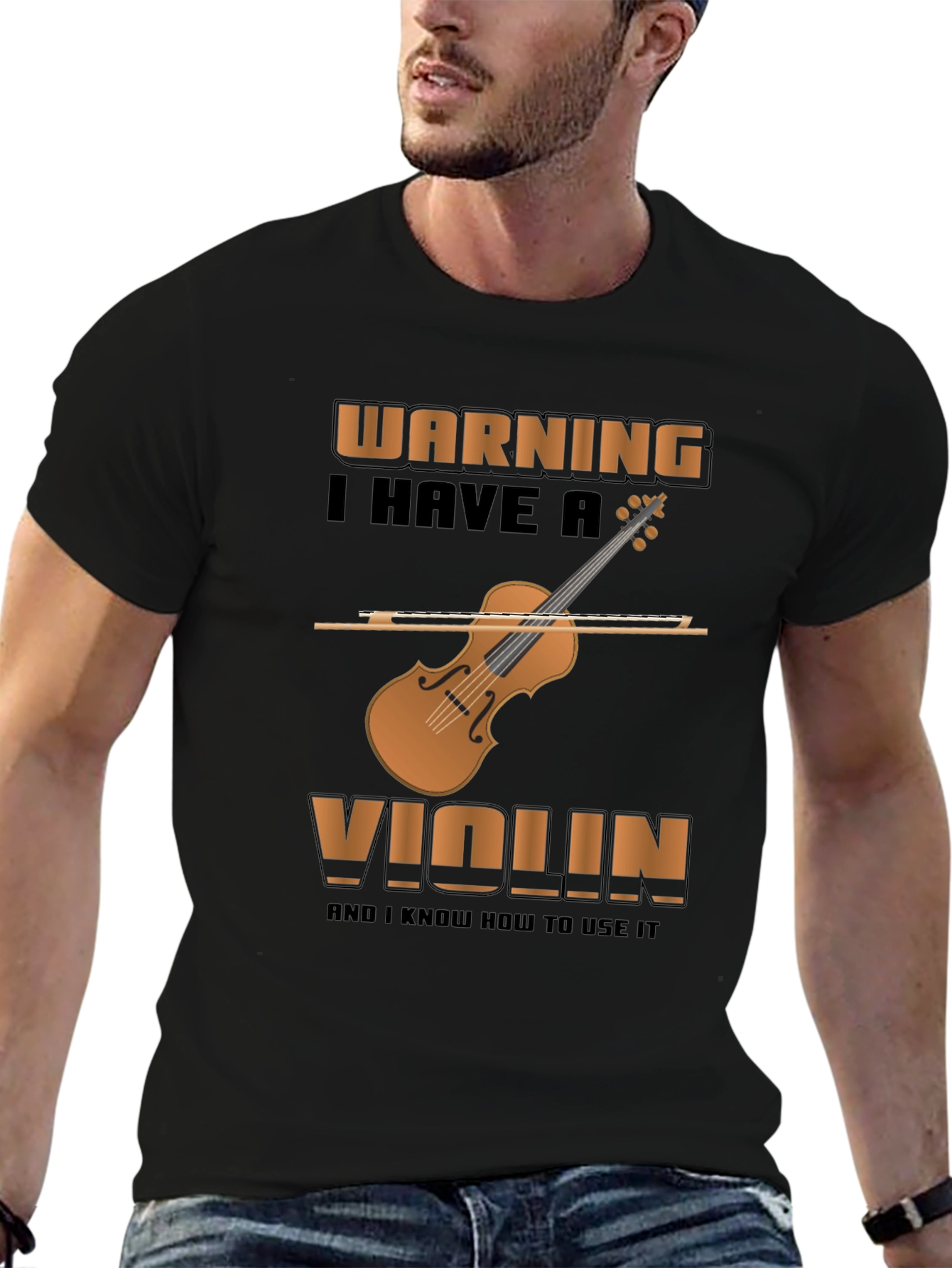 Warning Violin T-Shirt