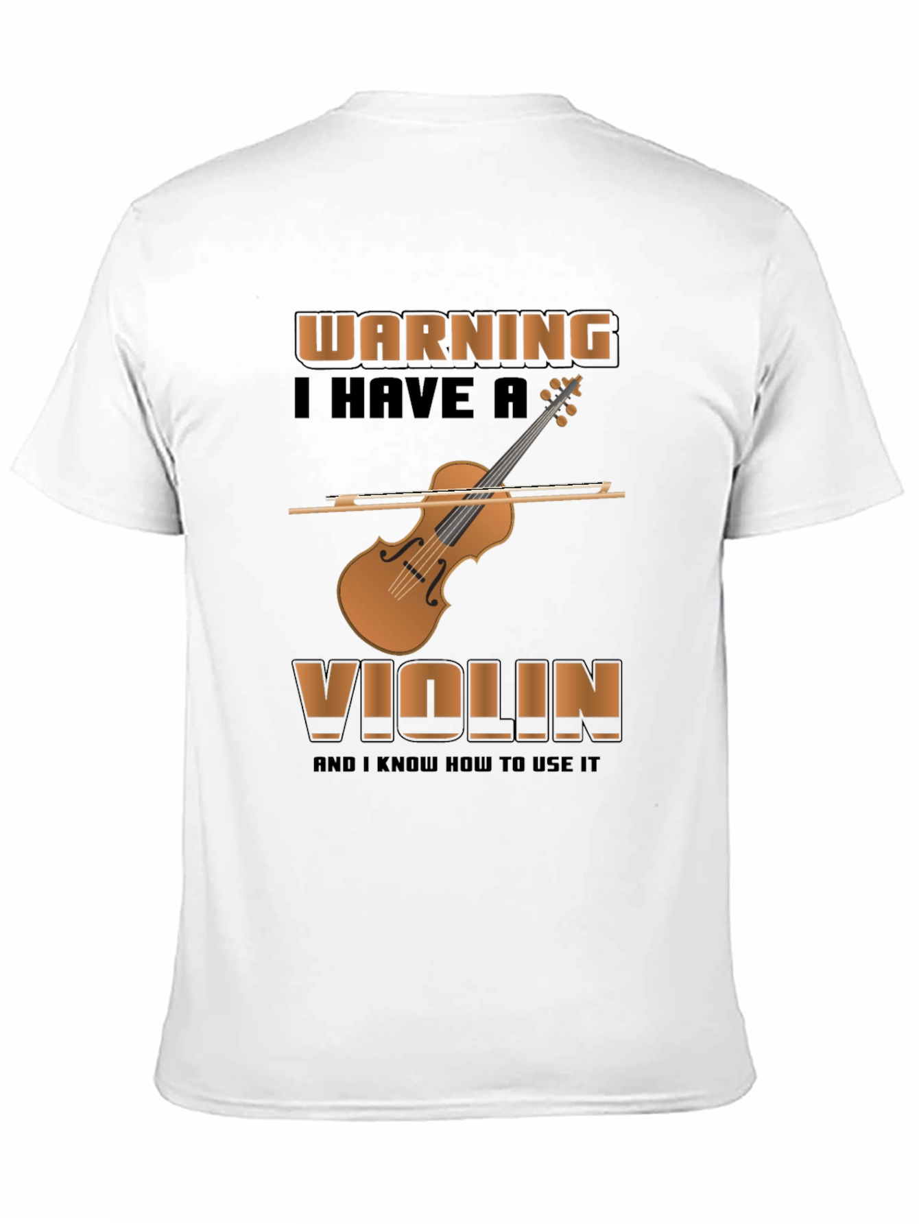 Warning Violin T-Shirt