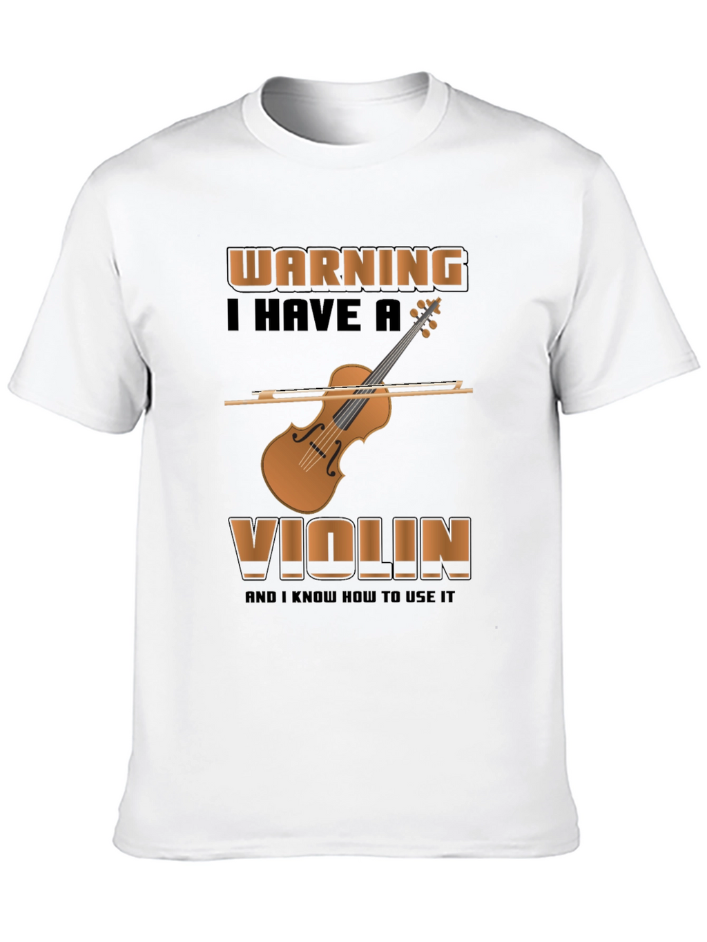 Warning Violin T-Shirt