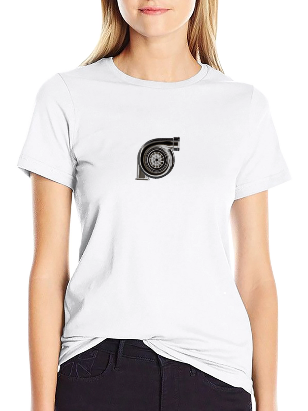 Turbo Graphic Tee - Black Cotton Blend