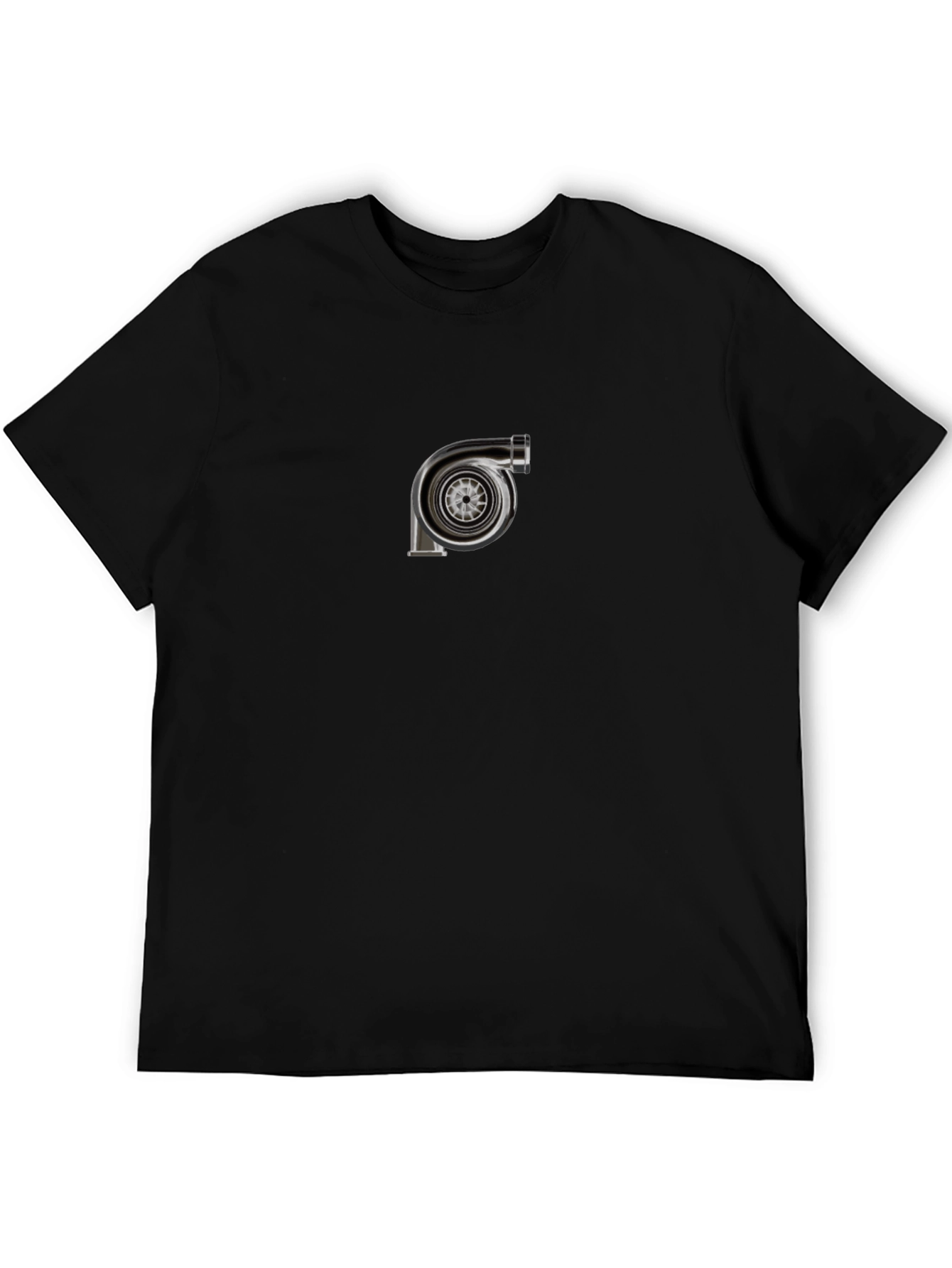 Turbo Graphic Tee - Black Cotton Blend