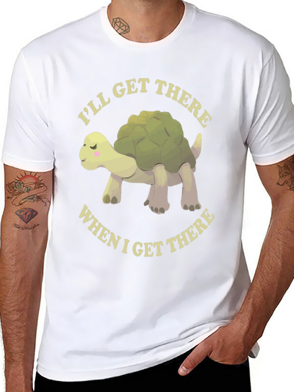 Cute Turtle T-Shirt - Ill Get There!