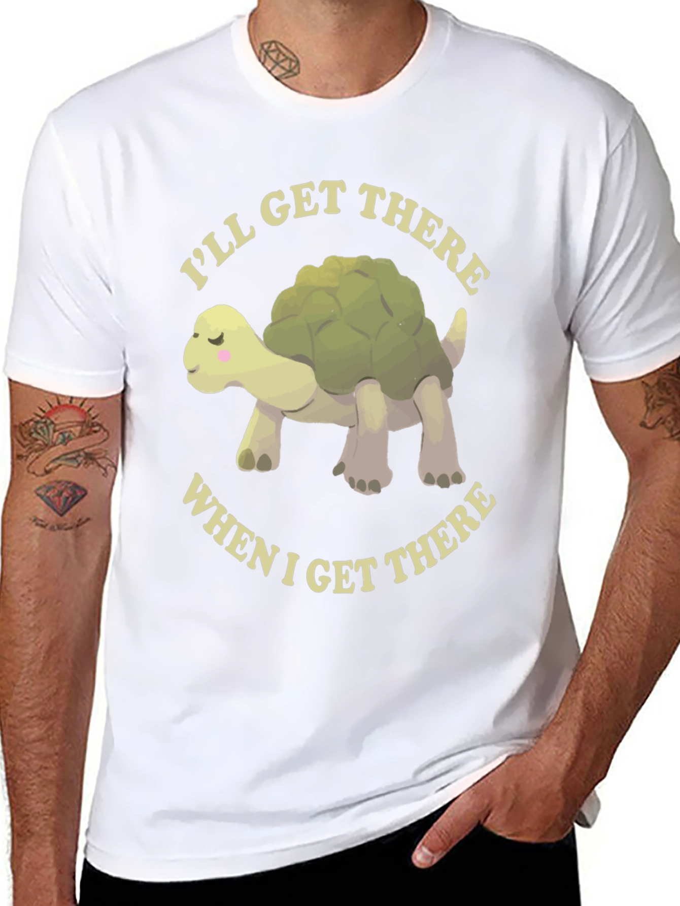 Cute Turtle T-Shirt - Ill Get There!
