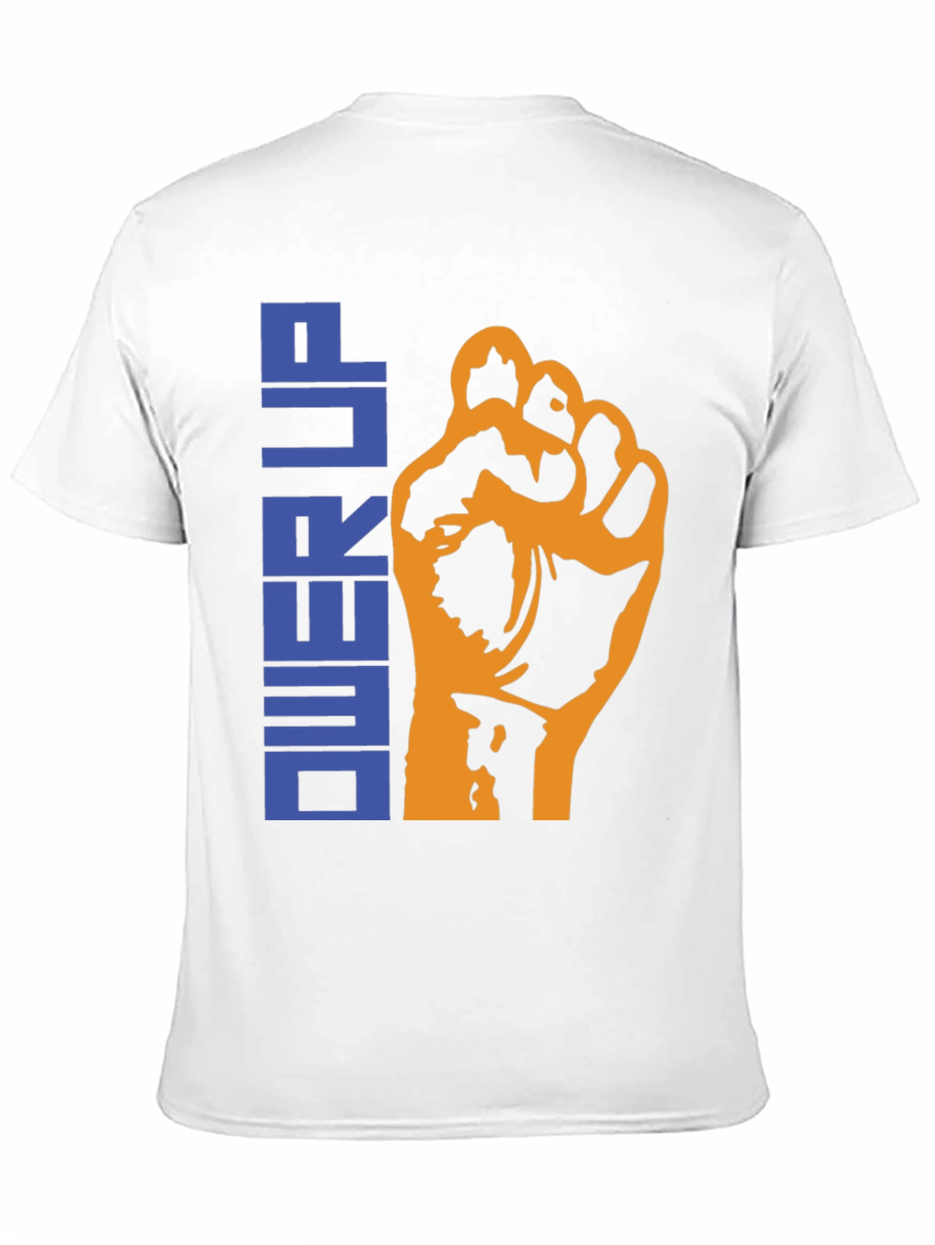 Power Up Graphic Tee - Black Cotton T-Shirt