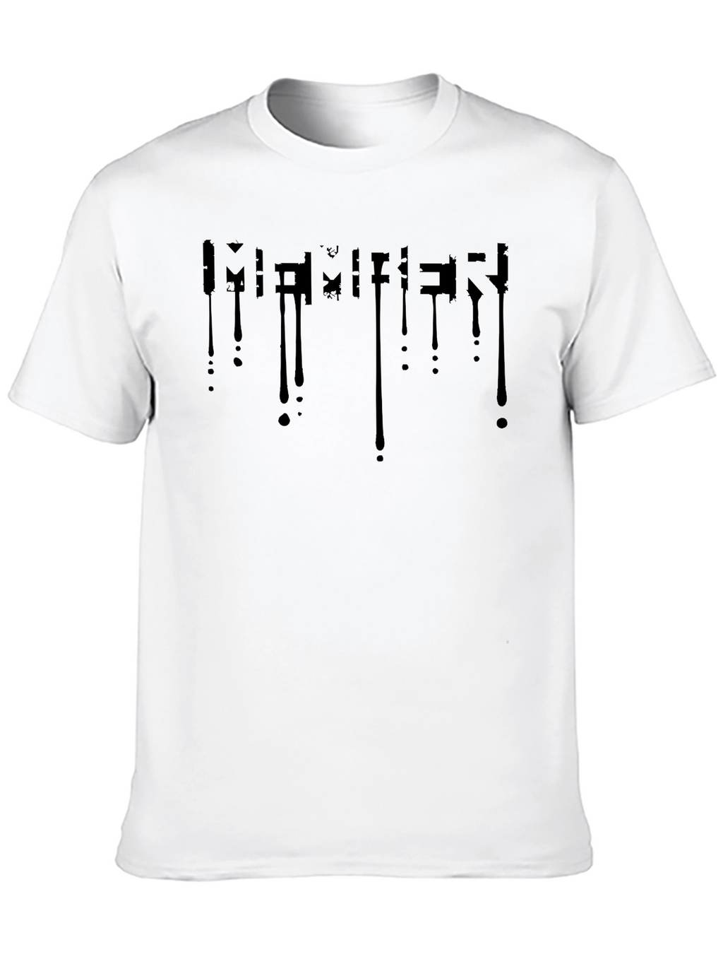 Modern Black Drip Design T-Shirt