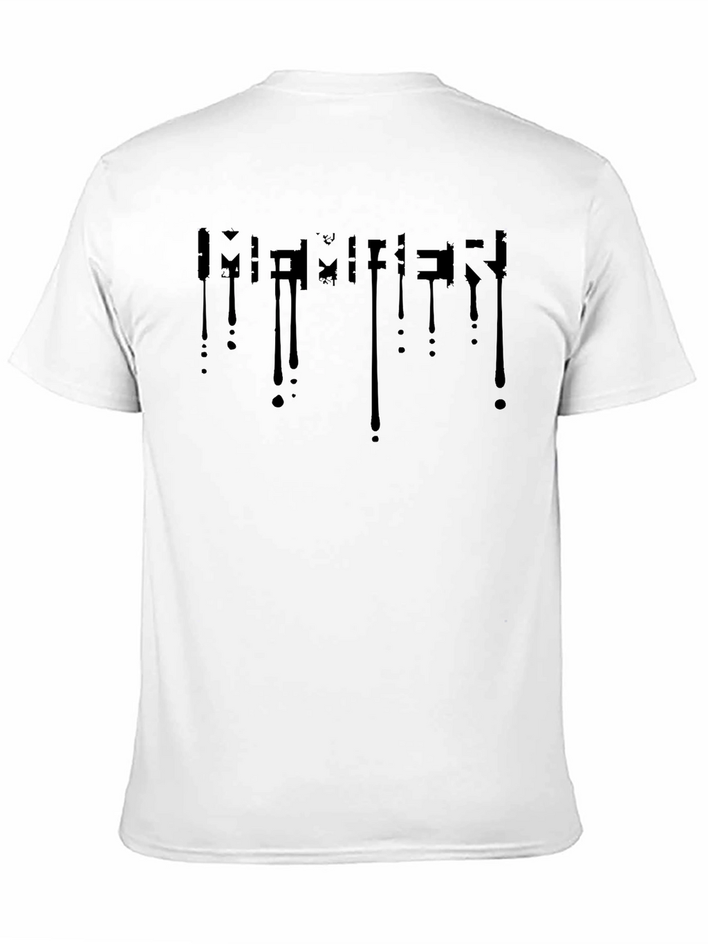 Modern Black Drip Design T-Shirt