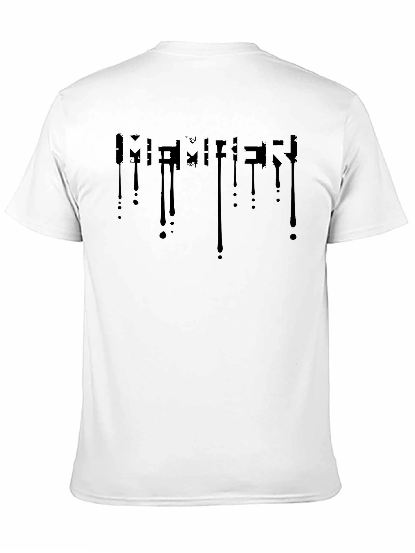 Modern Black Drip Design T-Shirt