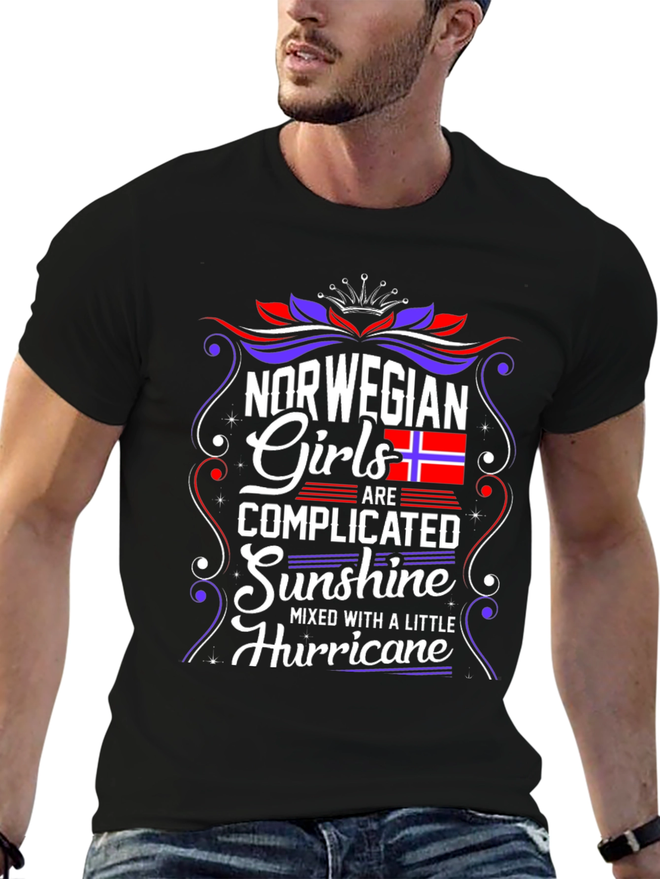 Norwegian Girls T-Shirt - Complicated Sunshine Hurricane