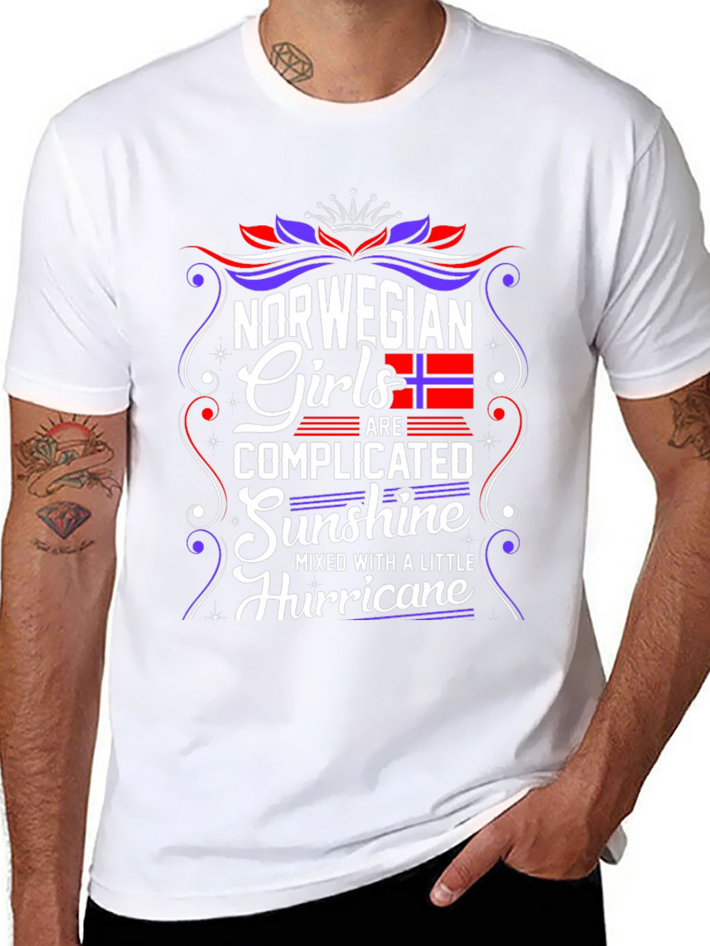 Norwegian Girls T-Shirt - Complicated Sunshine Hurricane