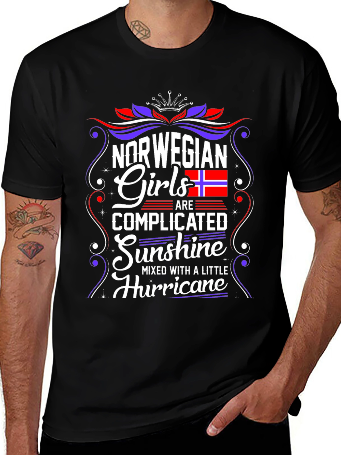 Norwegian Girls T-Shirt - Complicated Sunshine Hurricane