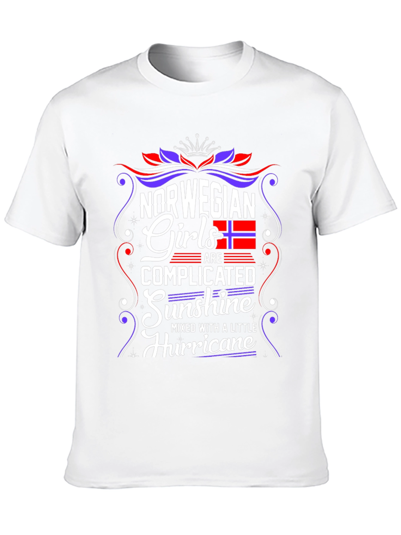 Norwegian Girls T-Shirt - Complicated Sunshine Hurricane