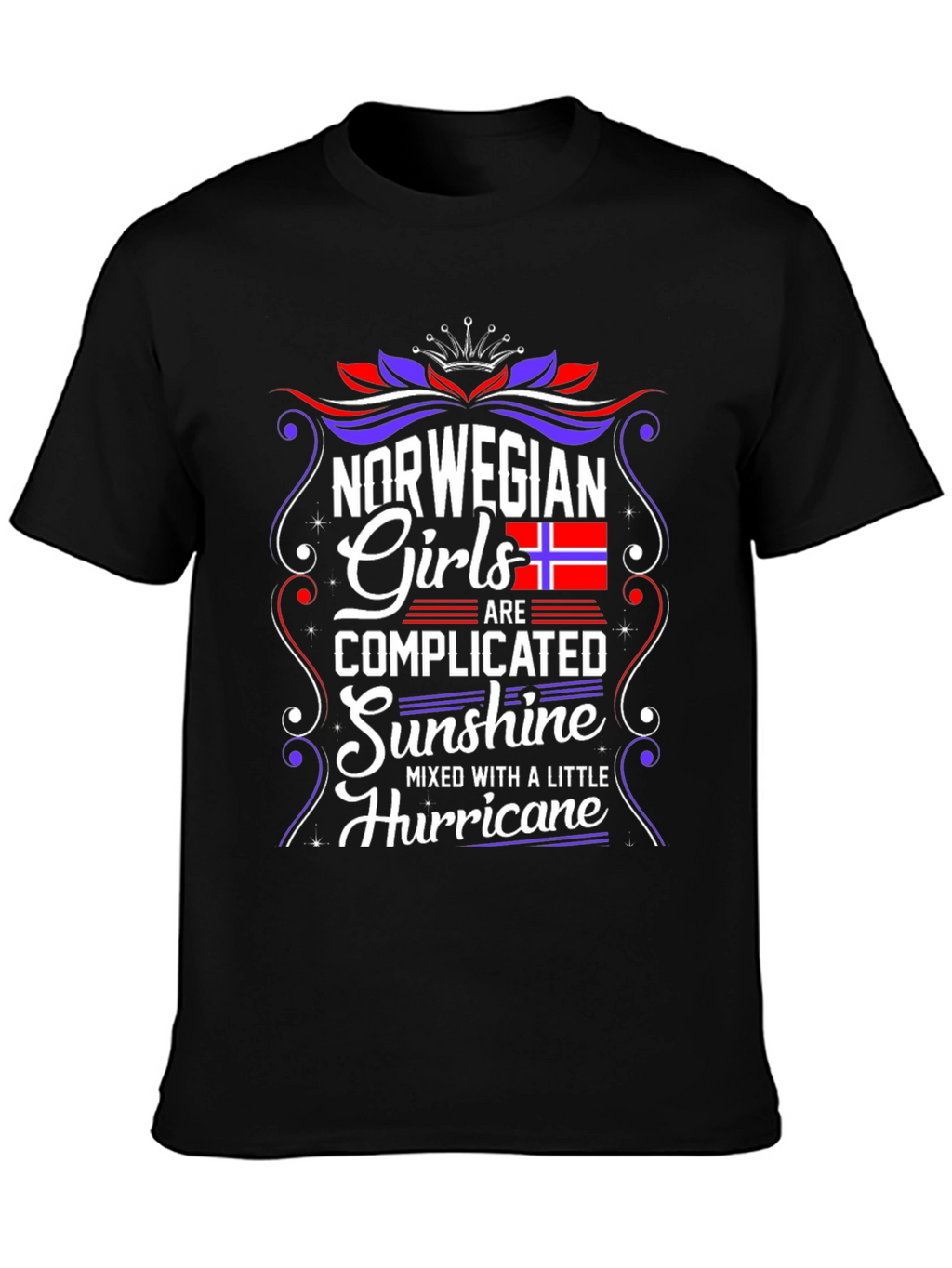 Norwegian Girls T-Shirt - Complicated Sunshine Hurricane