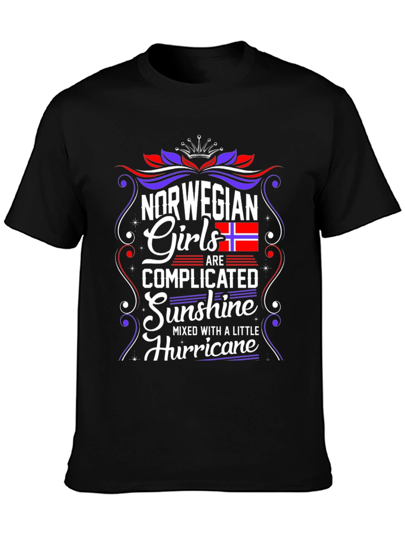 Norwegian Girls T-Shirt - Complicated Sunshine Hurricane