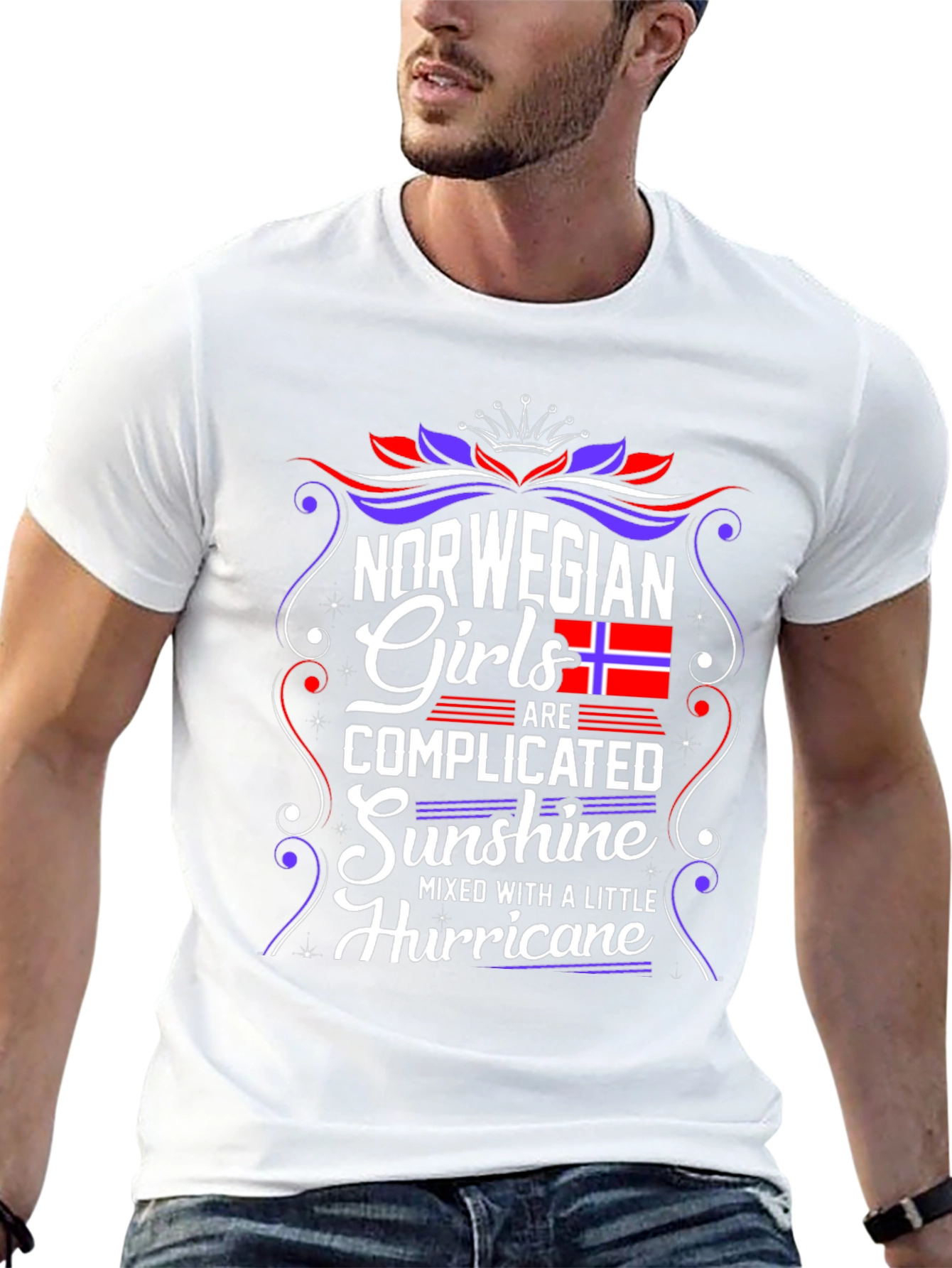Norwegian Girls T-Shirt - Complicated Sunshine Hurricane