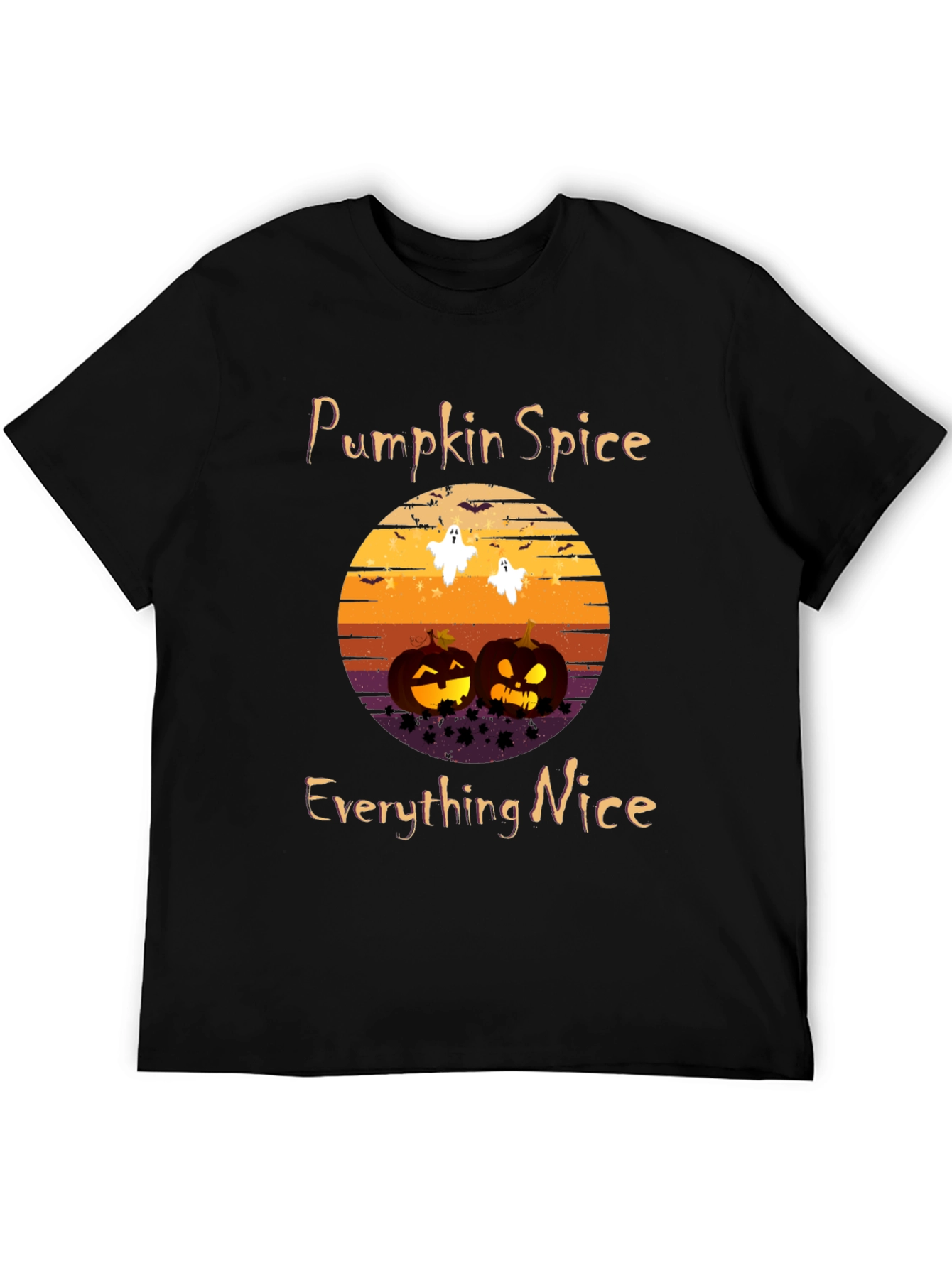 Pumpkin Spice Everything Nice Halloween T-Shirt