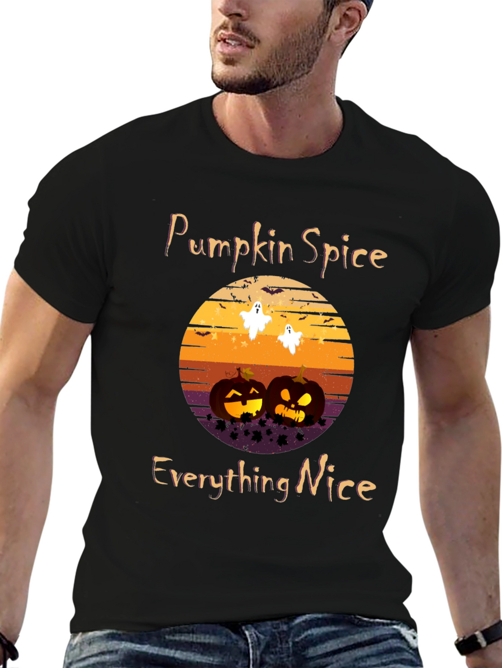 Pumpkin Spice Everything Nice Halloween T-Shirt