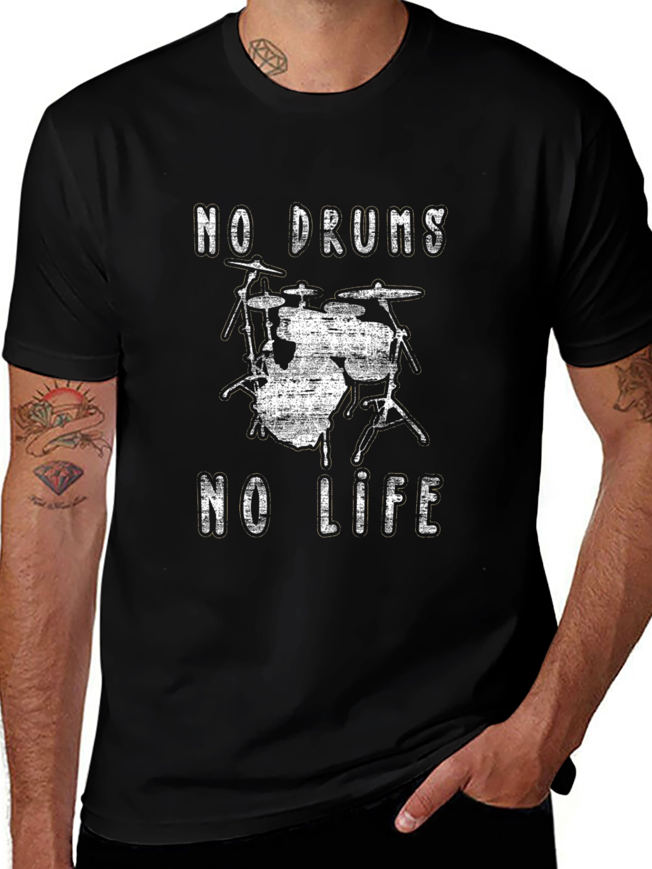 No Drums No Life Graphic Tee