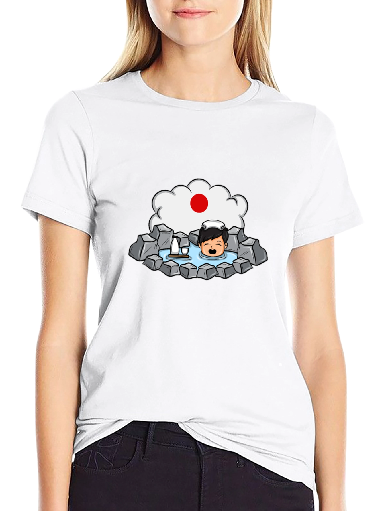 Japanese Onsen T-Shirt - Relaxing Bath Tee