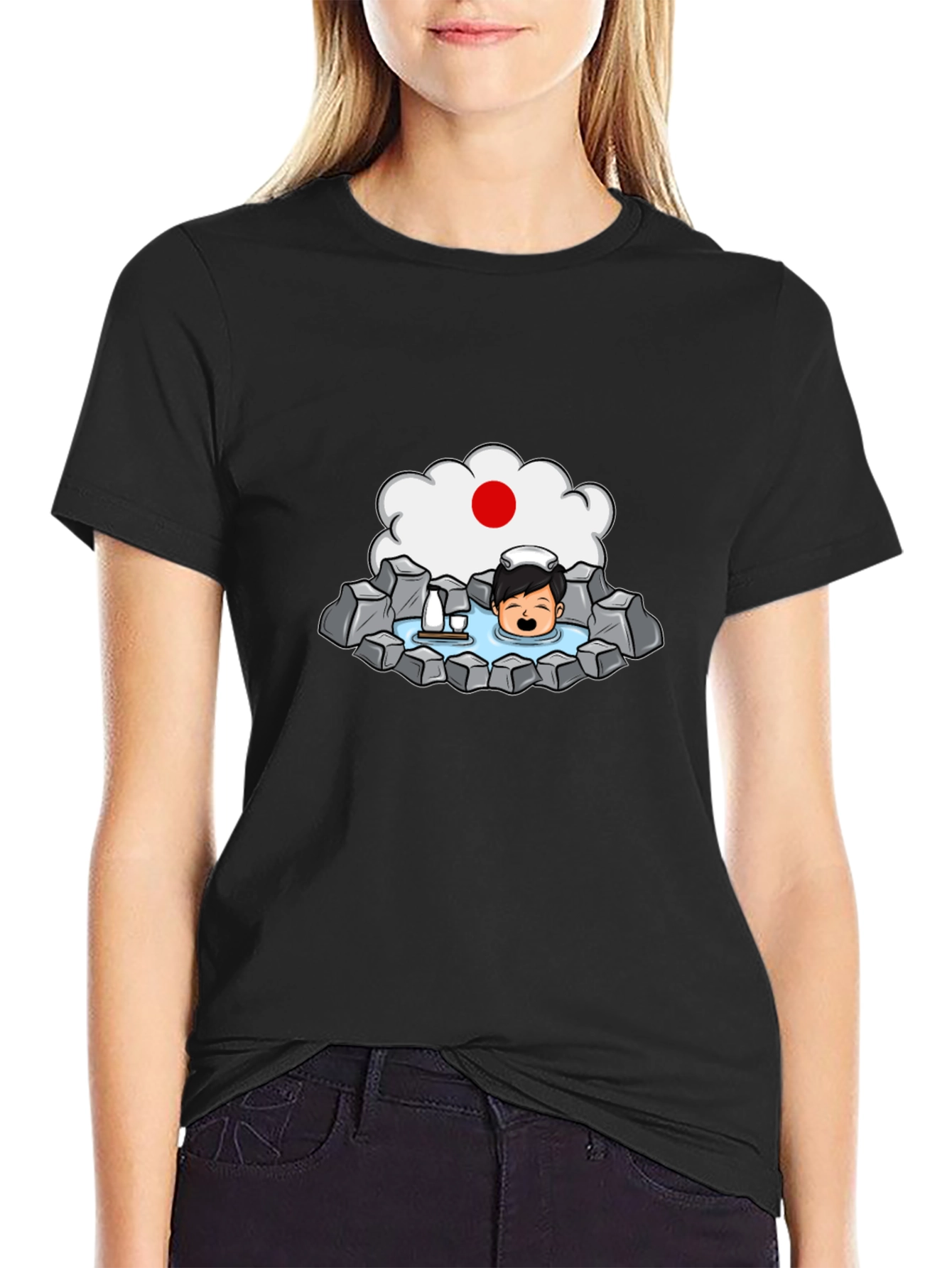 Japanese Onsen T-Shirt - Relaxing Bath Tee