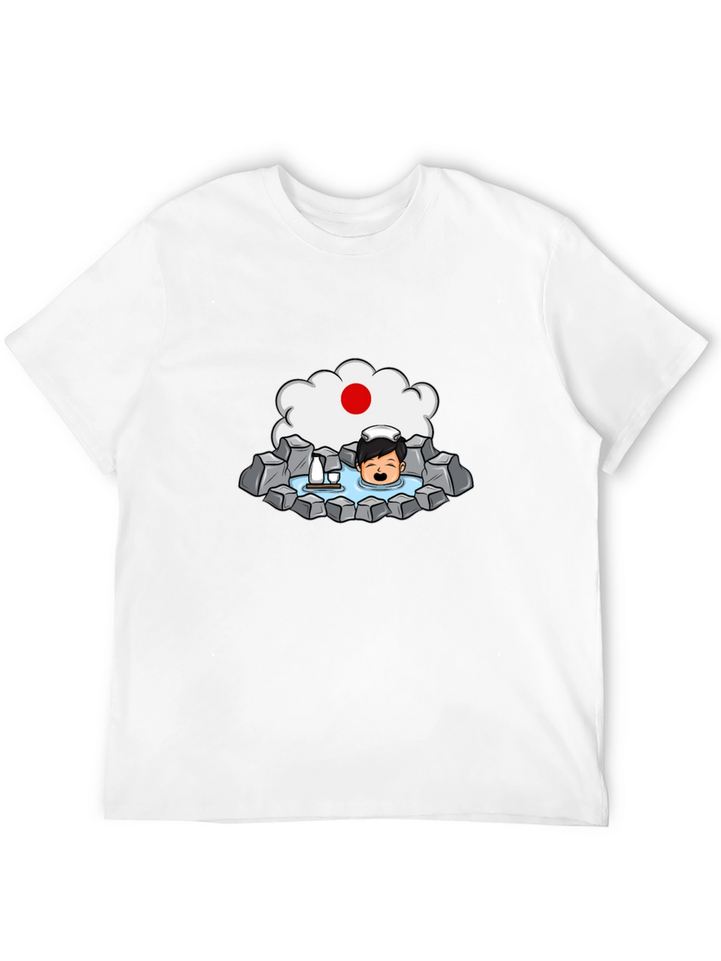 Japanese Onsen T-Shirt - Relaxing Bath Tee