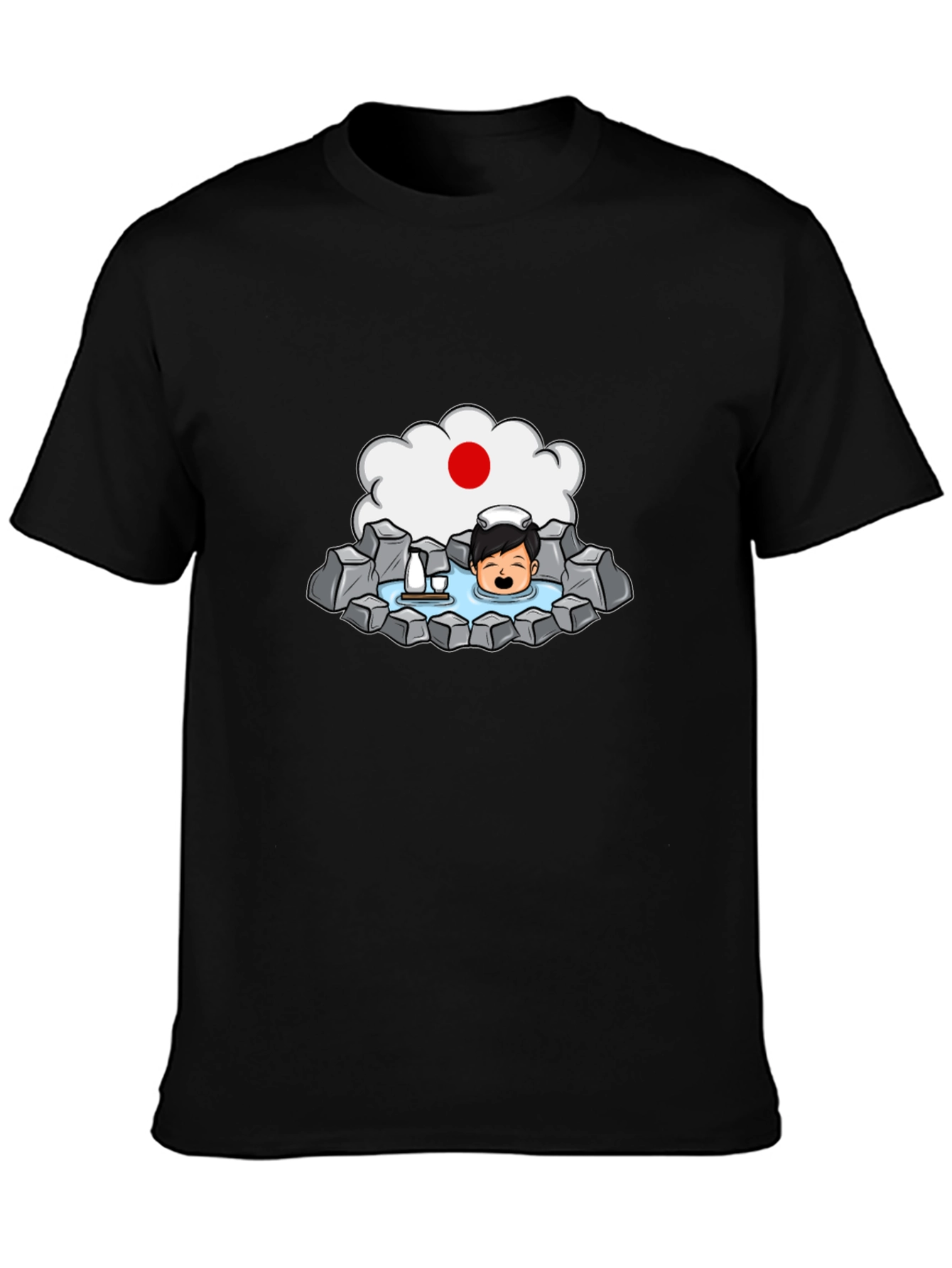 Japanese Onsen T-Shirt - Relaxing Bath Tee