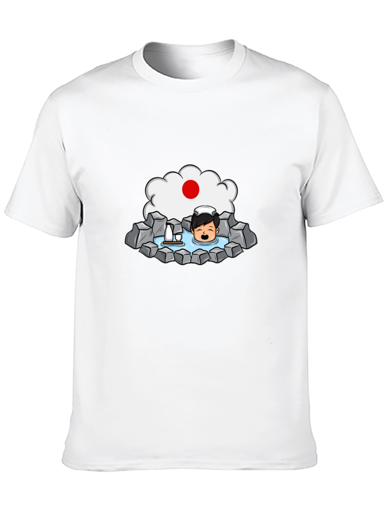 Japanese Onsen T-Shirt - Relaxing Bath Tee