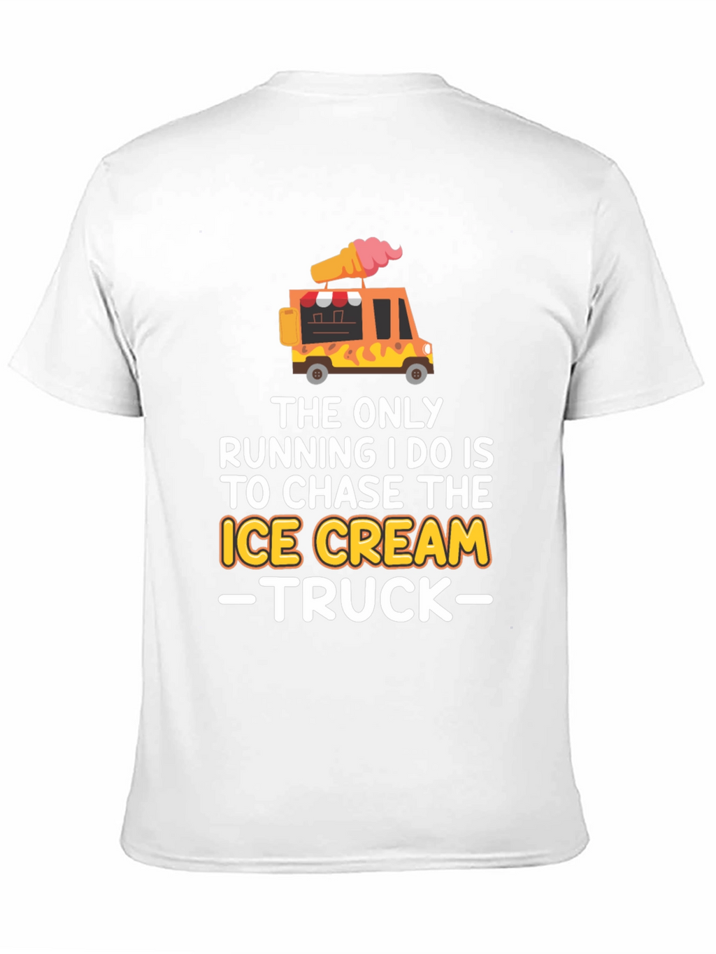 Ice Cream Truck Chaser T-Shirt Funny Novelty Tee