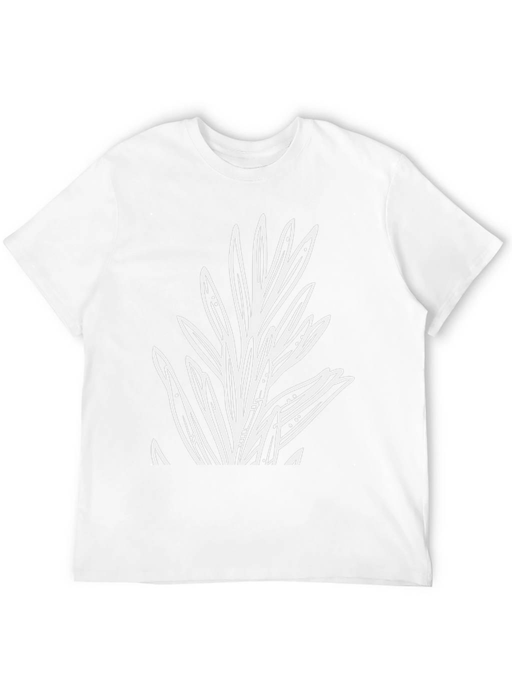 Botanical Print Black T-Shirt - Casual Style