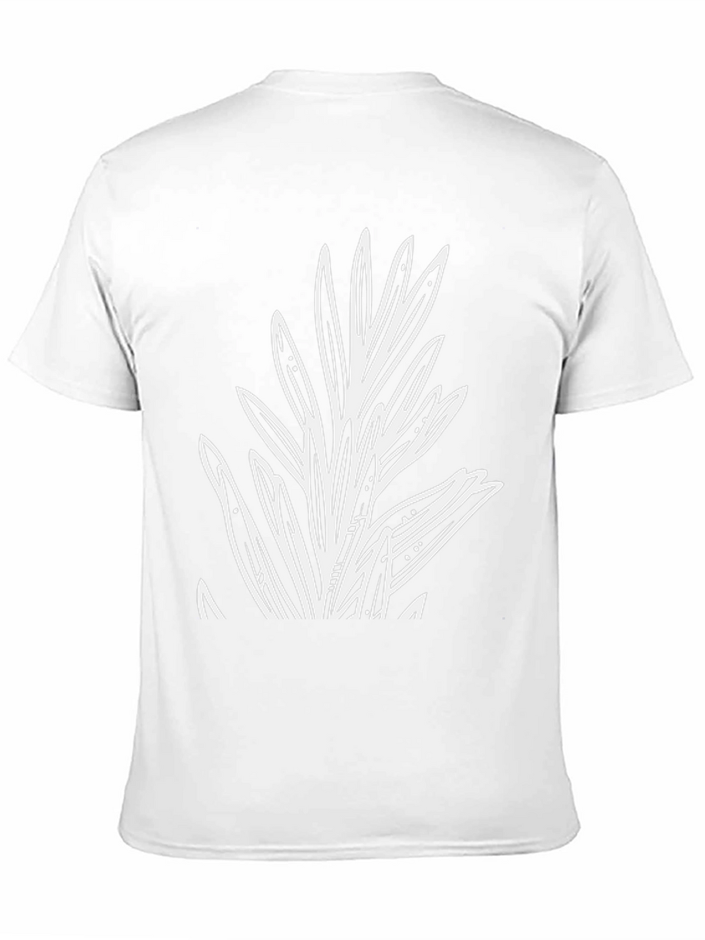 Botanical Print Black T-Shirt - Casual Style