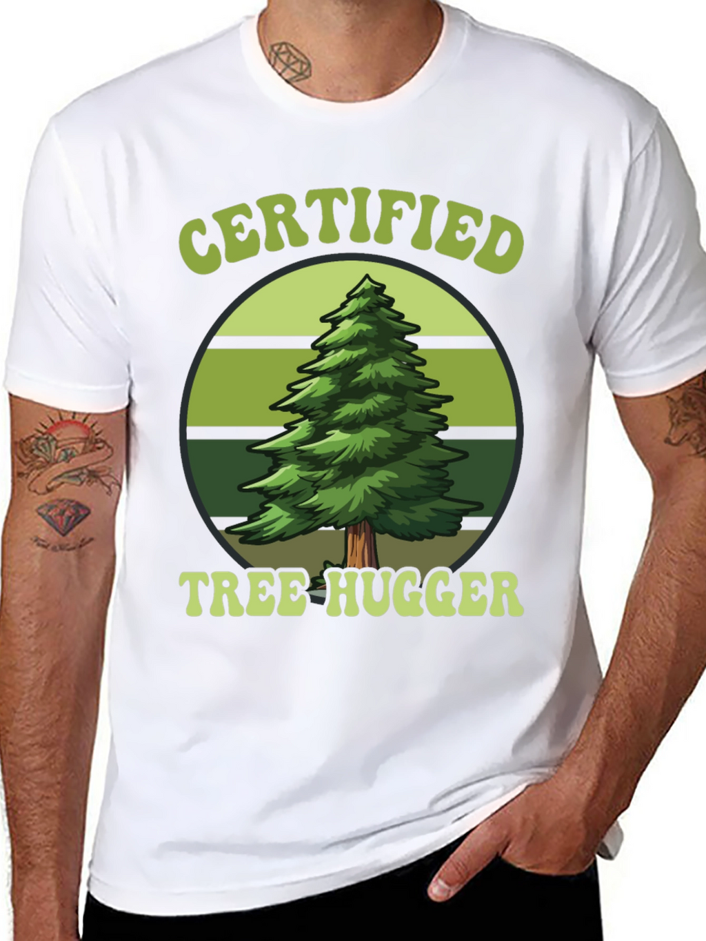 Certified Tree Hugger Graphic Tee