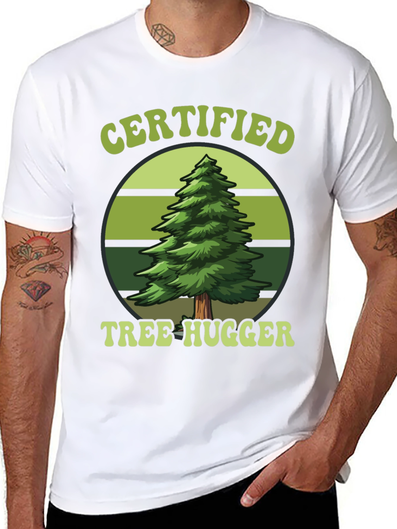 Certified Tree Hugger Graphic Tee