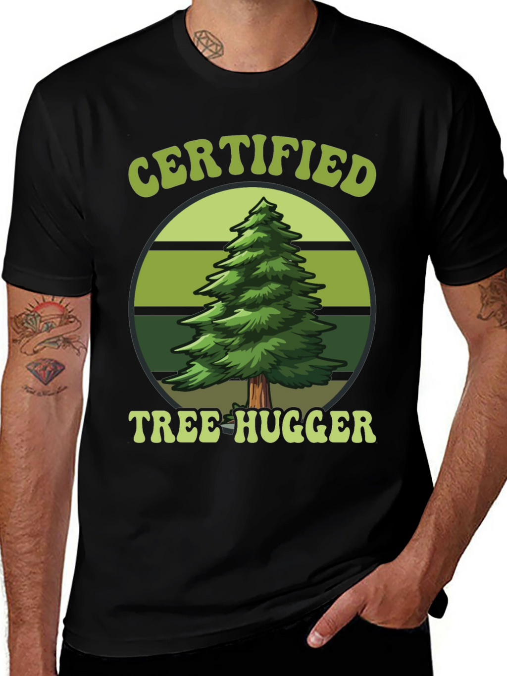 Certified Tree Hugger Graphic Tee