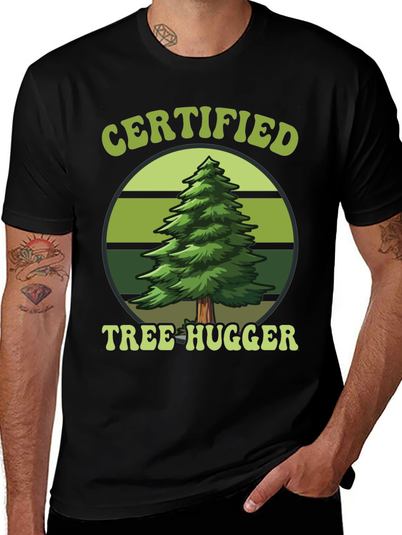 Certified Tree Hugger Graphic Tee