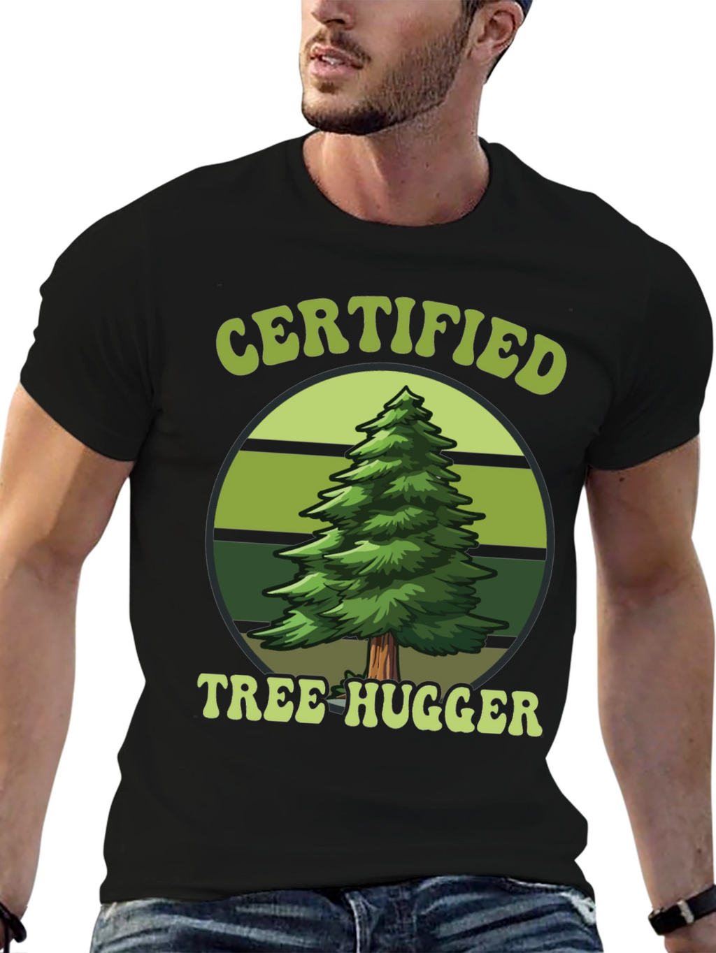 Certified Tree Hugger Graphic Tee