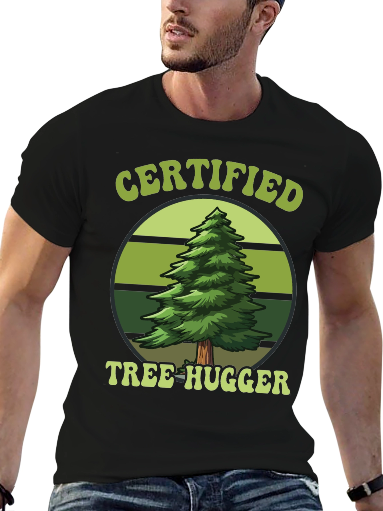 Certified Tree Hugger Graphic Tee