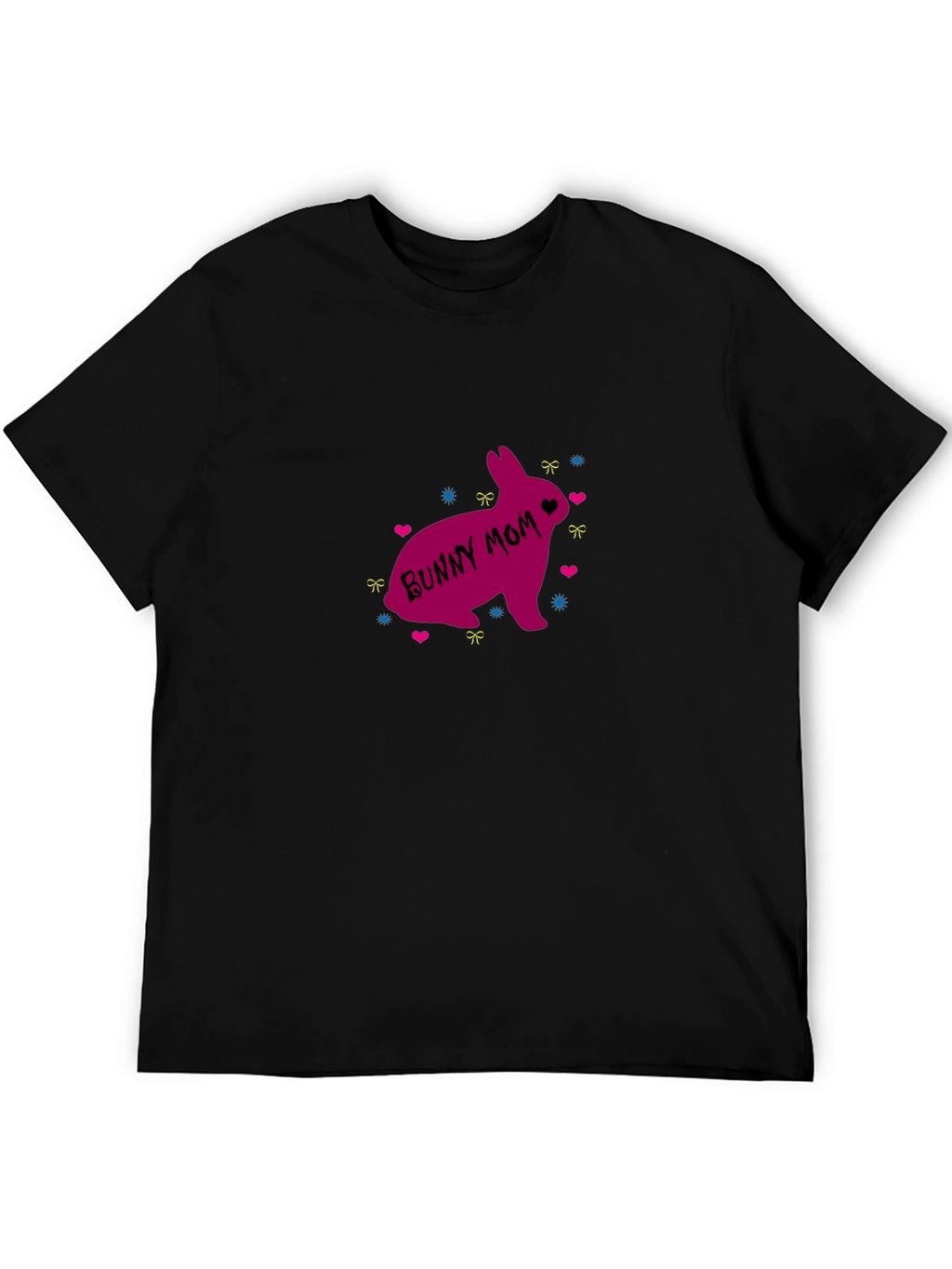 Bunny Mom Graphic T-Shirt - Cute Easter Apparel