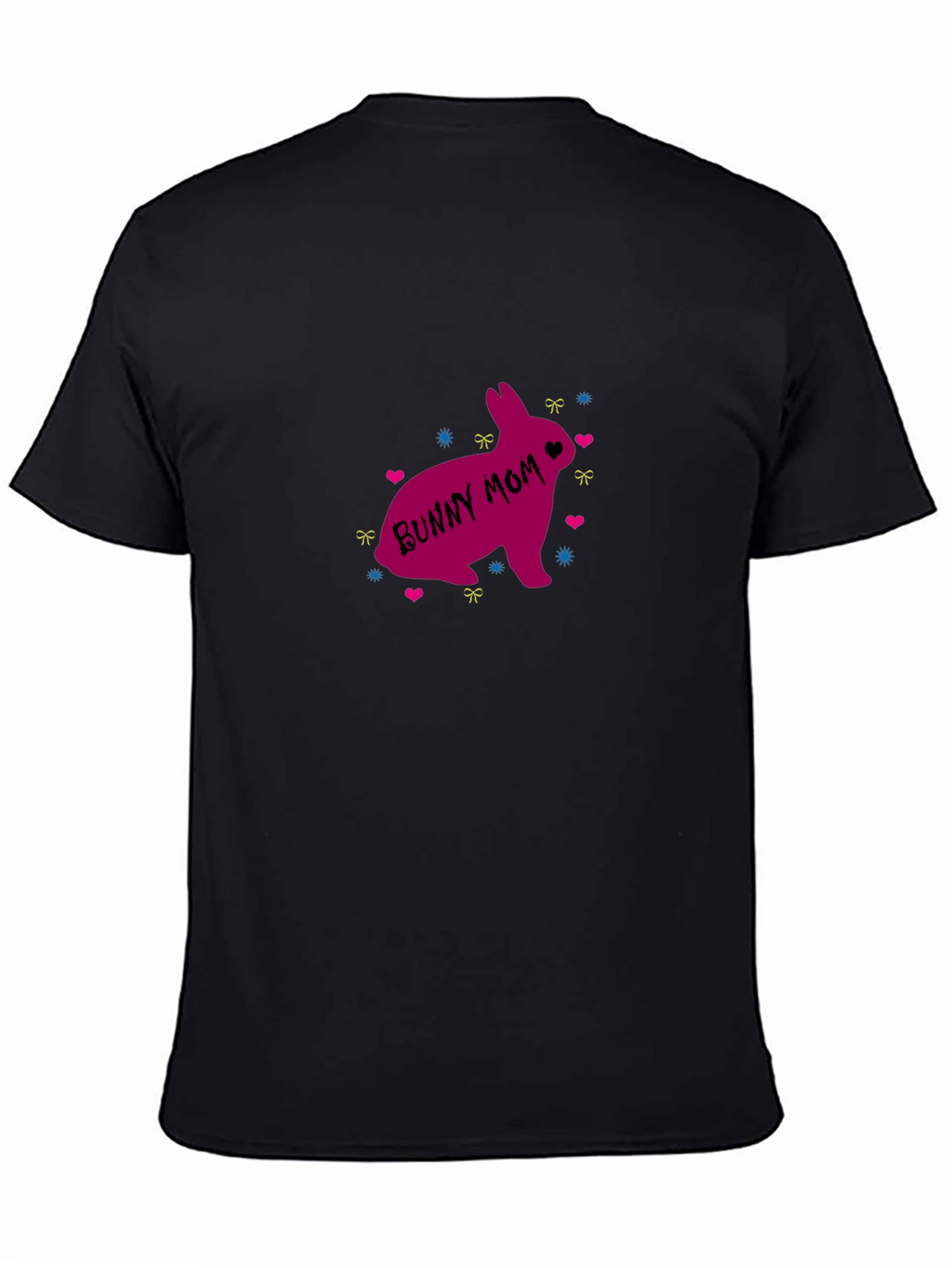 Bunny Mom Graphic T-Shirt - Cute Easter Apparel